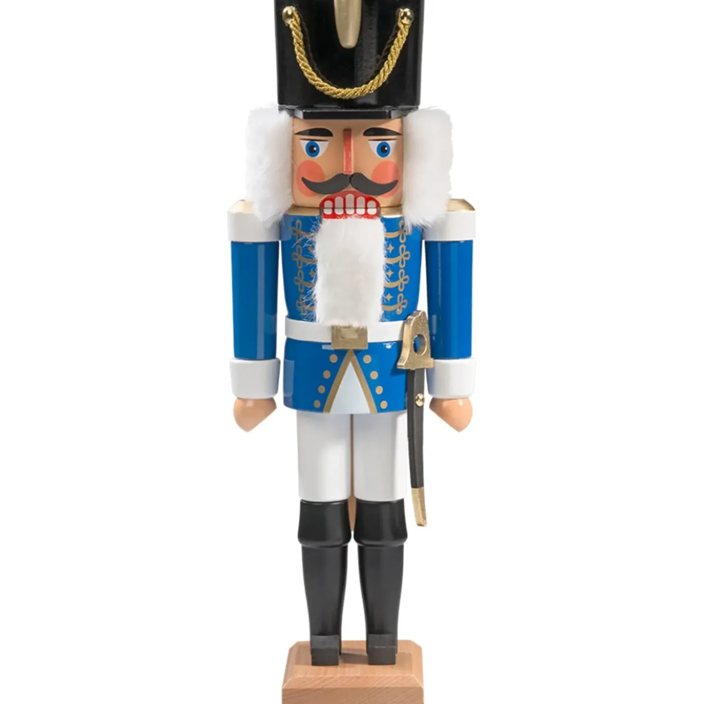 HODREWA Nussknacker "Husar" Blau, 36Cm Hot