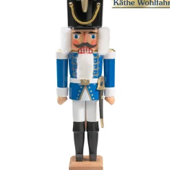HODREWA Nussknacker "Husar" Blau, 36Cm Hot
