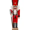 HODREWA Nussknacker "Husar" Rot, 27Cm Hot