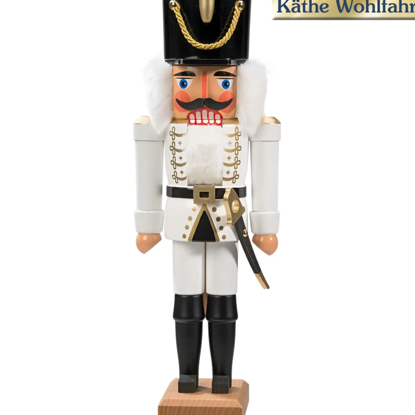HODREWA Nussknacker "Husar" Weis, 36Cm Discount