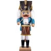 HODREWA Nussknacker "Trommler", Blau/Lasiert, 30 Cm Clearance