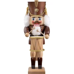 HODREWA Nussknacker "Trommler", Braun/Lasiert, 30 Cm Outlet