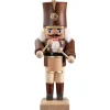 HODREWA Nussknacker "Trommler", Braun/Lasiert, 20,5 Cm Outlet