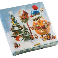Käthe Wohlfahrt Papierservietten "Wintergezwitscher" Discount