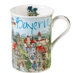 Käthe Wohlfahrt Porzellan-Tasse "Bayern" New