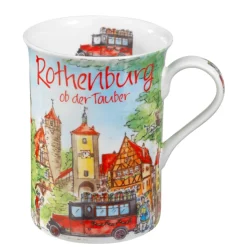 Käthe Wohlfahrt Porzellan-Tasse "Rothenburg" Discount