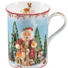 Käthe Wohlfahrt Porzellan-Tasse "Tierweihnacht" Hot