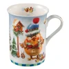 Käthe Wohlfahrt Porzellan-Tasse "Wintergezwitscher" Discount