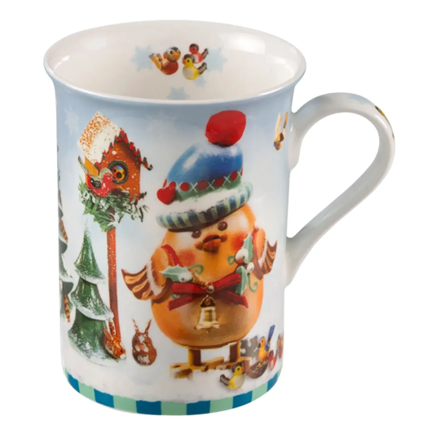 Käthe Wohlfahrt Porzellan-Tasse "Wintergezwitscher" Discount