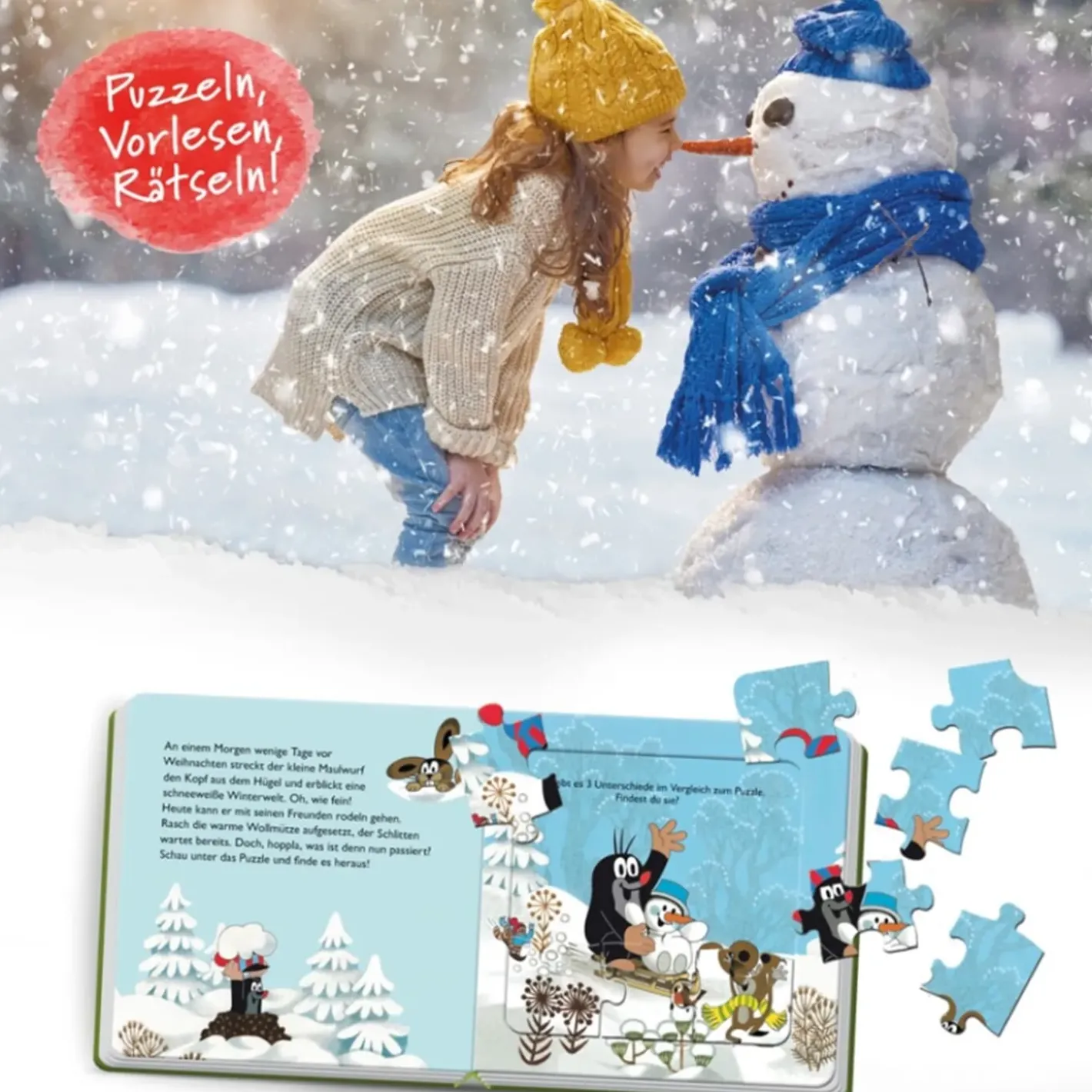 Trötsch Verlag Puzzlebuch Zu Weihnachten "Der Kleine Maulwurf" Online