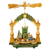 Hubrig Volkskunst Pyramide "Grosmutters Weihnachtsstube" Sale