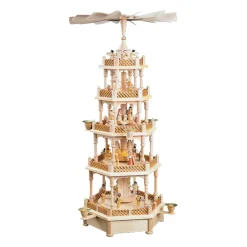 Richard Glässer Pyramide Mit Musik "Christi Geburt" Hot