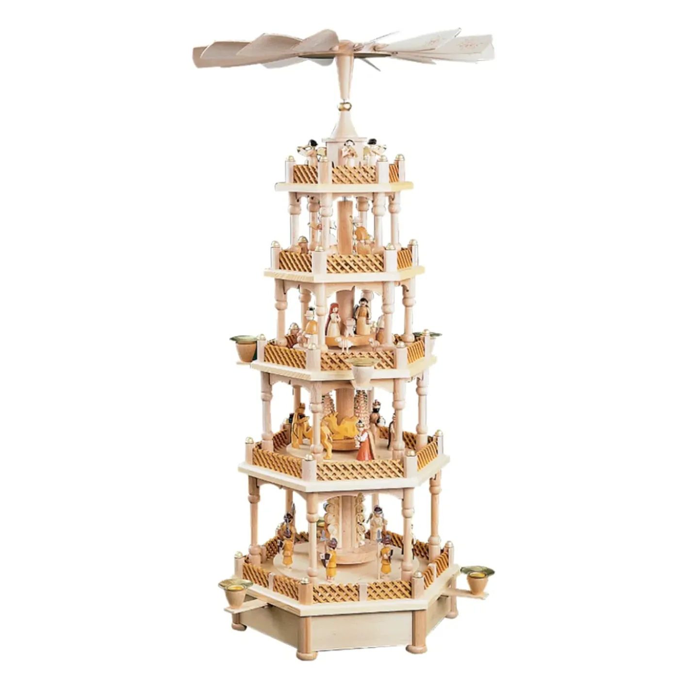 Richard Glässer Pyramide Mit Musik "Christi Geburt" Hot
