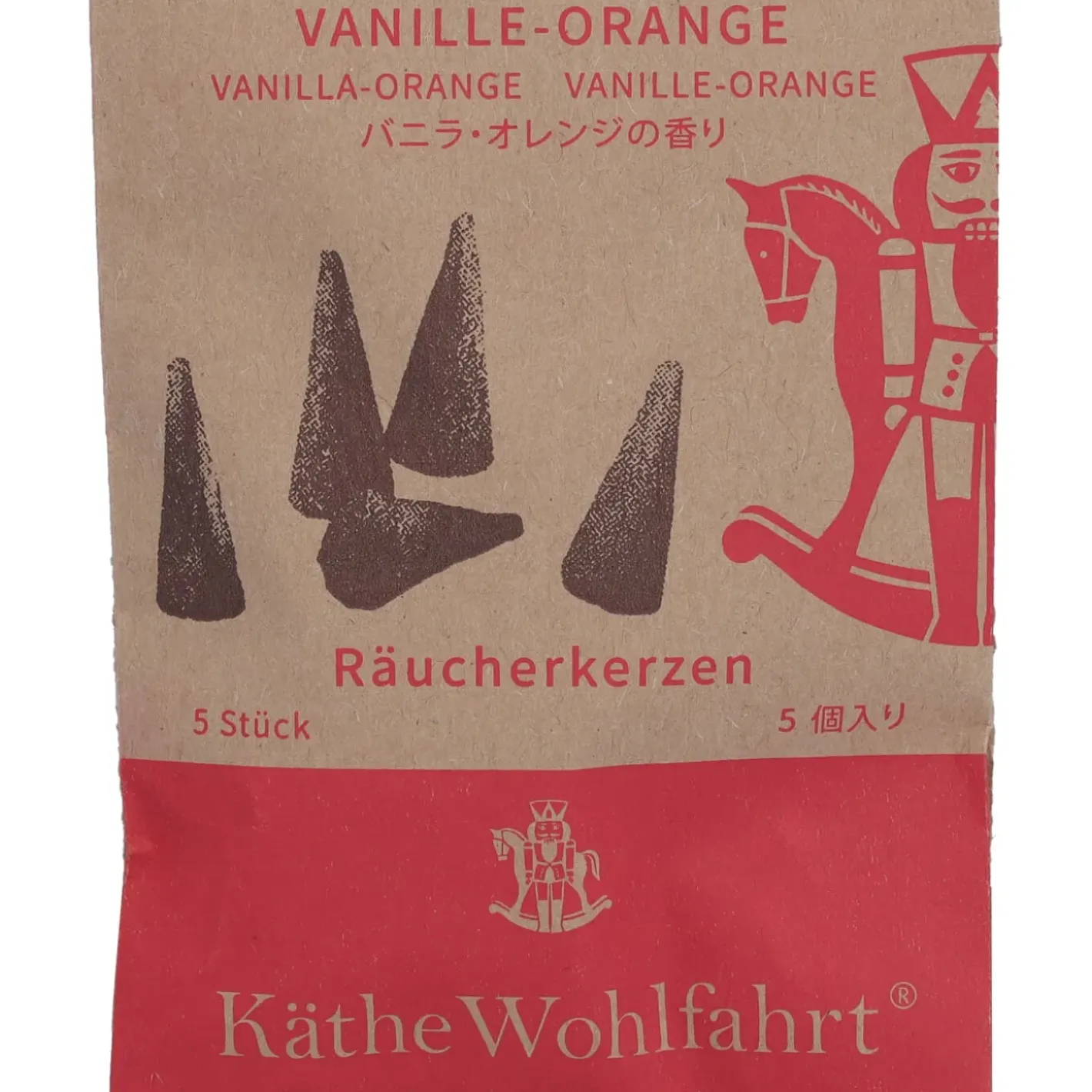 Käthe Wohlfahrt Raucherkerzen Vanille-Orange, Gros Hot