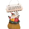 Käthe Wohlfahrt Schild Weihnachtsmann "Willkommen" Sale