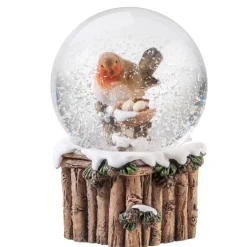 Käthe Wohlfahrt Schneekugel "Rotkehlchen Mit Nest" Sale