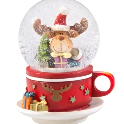Käthe Wohlfahrt Schneekugel "Tasse Mit Elch" Hot