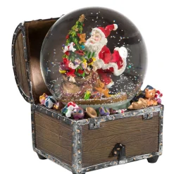Käthe Wohlfahrt Schneekugel "Weihnachtliche Schatzkiste" Discount