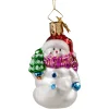Poesie in Glas Schneemann Mit Baum Sale