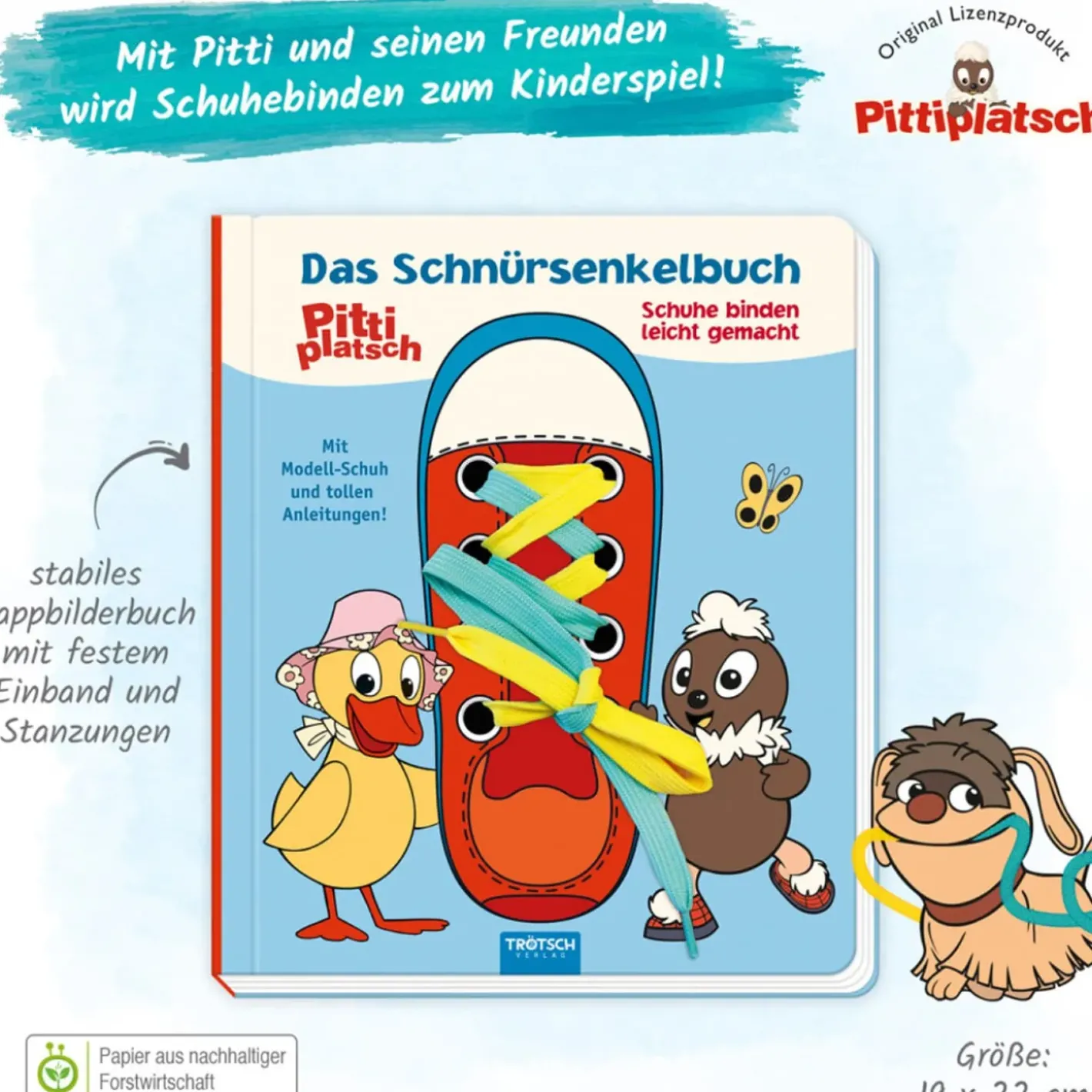 Trötsch Verlag Schnursenkelbuch Pittiplatsch Best