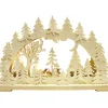 RATAGS Holzdesign Schwibbögen "Rehe In Der Abenddammerung", 115V Mit Usb A-Anschluss Clearance