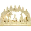 RATAGS Holzdesign Schwibbögen "Rehe In Der Abenddammerung", 230V Mit Usb A-Anschluss Online