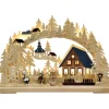 RATAGS Holzdesign Schwibbögen "Weihnacht In Seiffen", 230V Mit Usb A-Anschluss Clearance