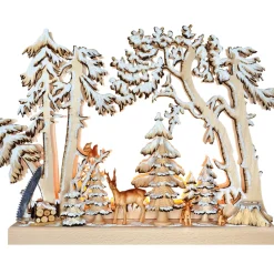RATAGS Holzdesign Schwibbögen "Winterwaldszene", 230V Mit Usb A-Anschluss Discount