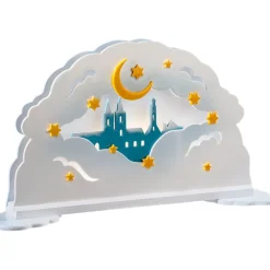 Käthes Original Schwibbögen Wolkenpanorama "Rothenburg" (Mit Beleuchtung) Discount
