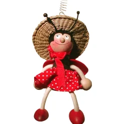 Käthe Wohlfahrt Schwingfigur "Marienkafer Mit Kleidchen" Discount