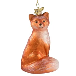 Poesie in Glas Sitzender Fuchs Best