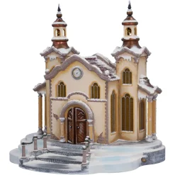 Kindertraum Stadtkirche Im Winter Mit Beleuchtung, Uhr- Und Musikwerk Online