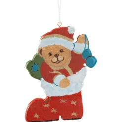 Käthes Original Teddy In Nikolausstiefel, Rot Hot