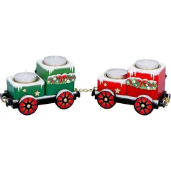 Käthes Original Teelichthalter "Waggons-Weihnachtsreise" Best