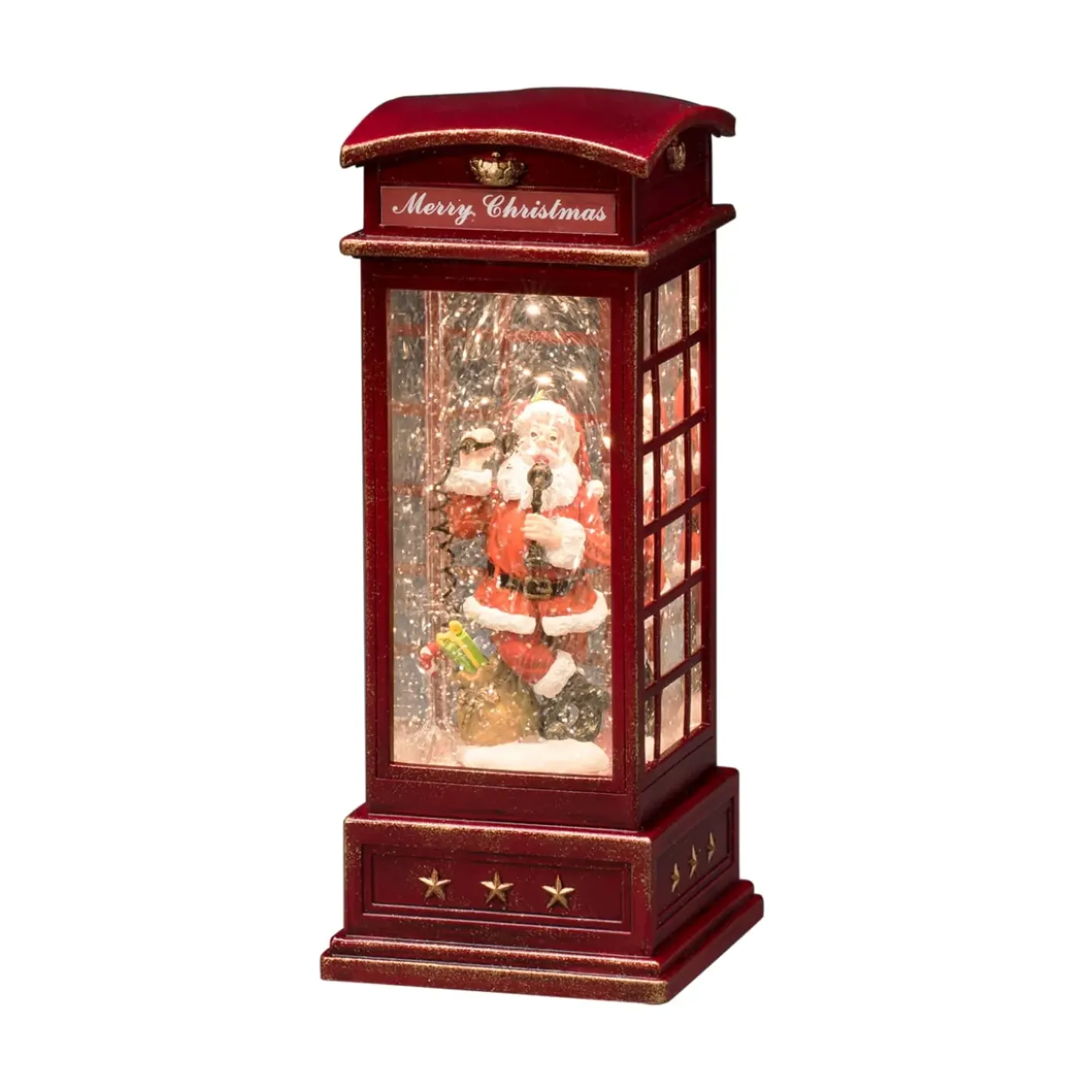 KONSTSMIDE Telefonzelle Mit Weihnachtsmann New