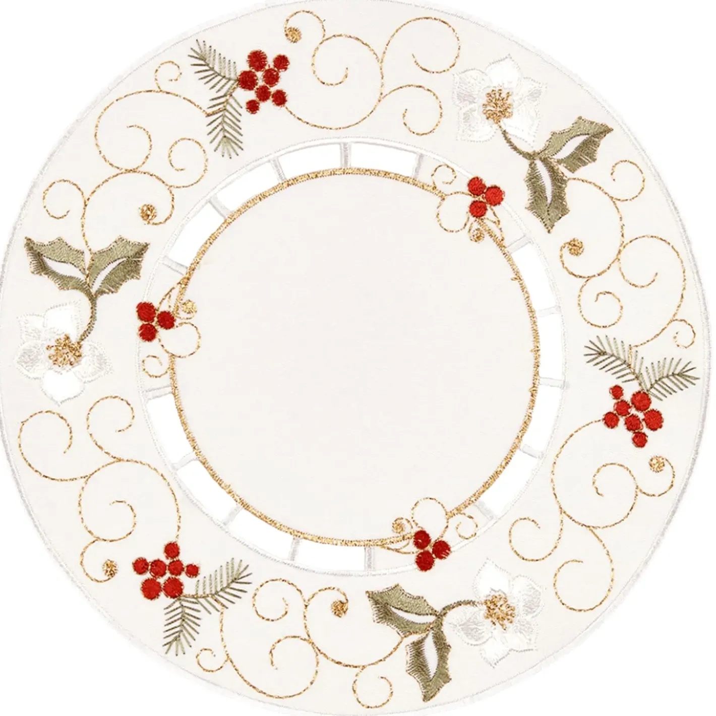 Käthe Wohlfahrt Tischdecke "Christrose Weis", 20Cm Outlet