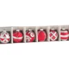 Käthe Wohlfahrt Tischkartenhalter (Rot/Silber)