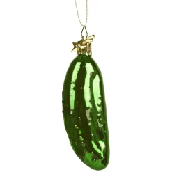 Poesie in Glas Weihnachtsgurke Glanzend, 9Cm Best