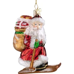 Poesie in Glas Weihnachtsmann Als Skifahrer Best
