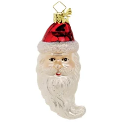 Poesie in Glas Weihnachtsmann-Kopf Sale
