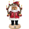 Müller Kleinkunst Weihnachtsmann Mit Kerzenbogen, Rauchermannchen Clearance