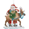 Käthes Original Weihnachtsmann Mit Rentier Clearance