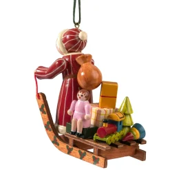 Käthes Original Weihnachtsmann Mit Schlitten Clearance