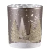 Käthe Wohlfahrt Windlicht "Hirsche Im Wald" Taupe, 10Cm Clearance