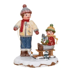Hubrig Volkskunst Winterkinder Beste Freunde New